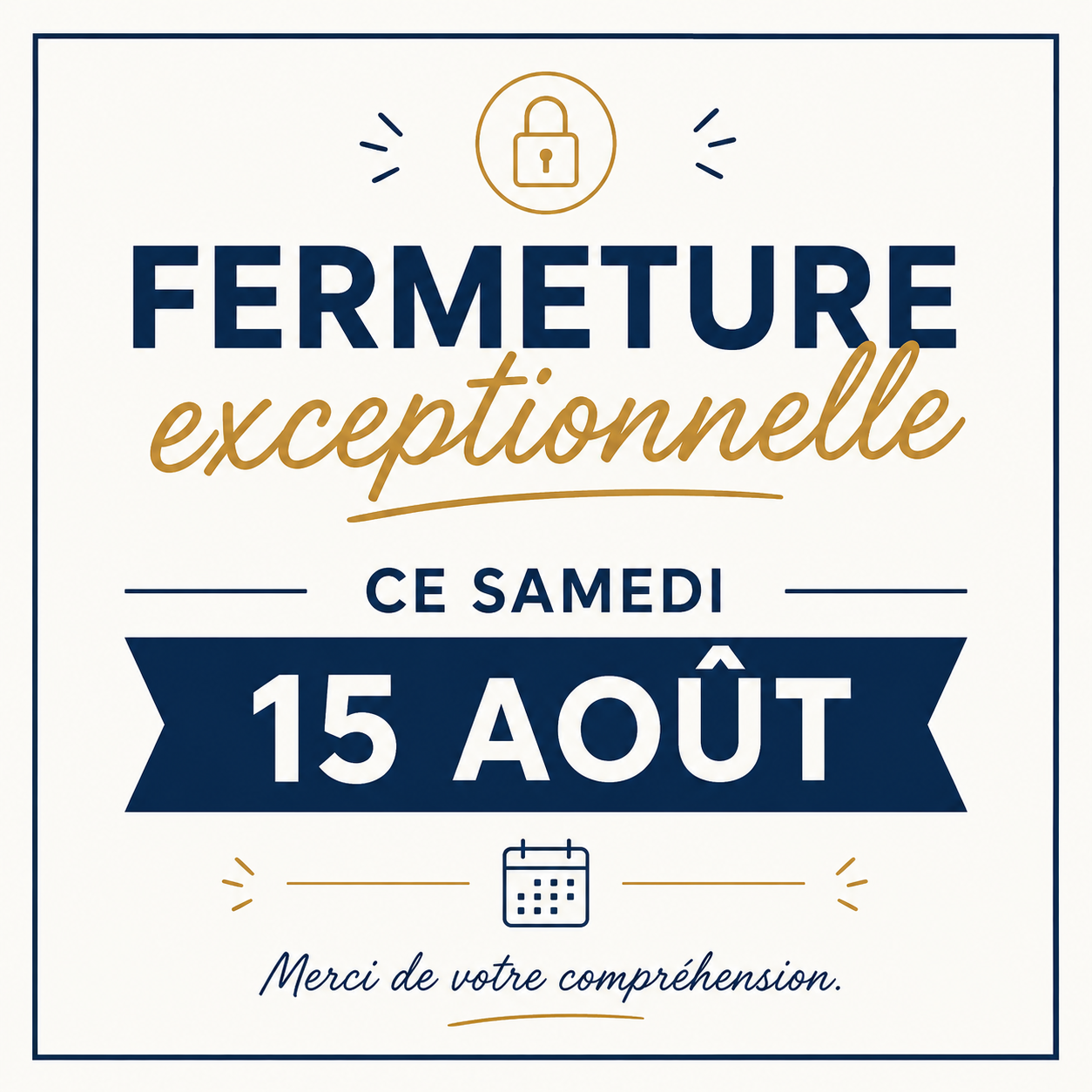FERMETURE
